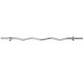 Iron Curl Bar with 2 Locks, 4 feet  EZ curl Bar  Zig Zag Curl Barbell. 