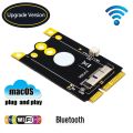 Upgrade Version Mini PCIe (MPCIe) Converter Adapter Board 12+6 Pins WiFi Card to Mini PCI-E for Broadcom BCM94360CD. 