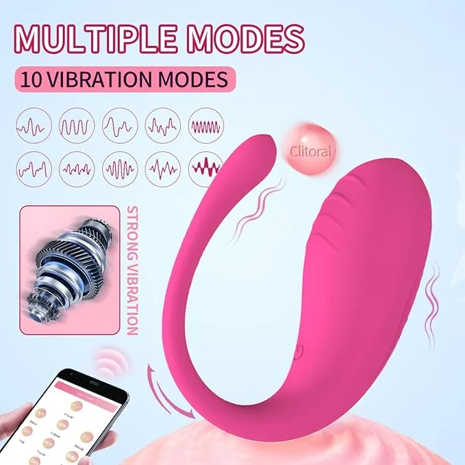 APP Remote Control Vibrator for Women, Sex Toys Wearable Panty Vagina Stimulator Mini Egg Vibrator with 10 Vibrations, Adult Sex Toys for Women and Couple, Full Silicone Vibrating Ball Bullet Vibrator | APP Remote Control Vibrator for Women, Sex Toys Wearable Panty Vagina Stimulator Mini Egg Vibrator with 10 Vibrations, Adult Sex Toys for Women and Couple, Full Silicone Vibrating Ball Bullet Vibrator |