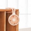 Handheld Adjustable Fan Hanging Fan Portable Summer Air Cooler Office Desktop Fan Outdoor Travel Hand Cooling Fan White. 