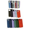 Apple iPhone 13 / iphone 14 (Same Size) Liquid Silicone Soft Cover Case | Microfiber Inside. 