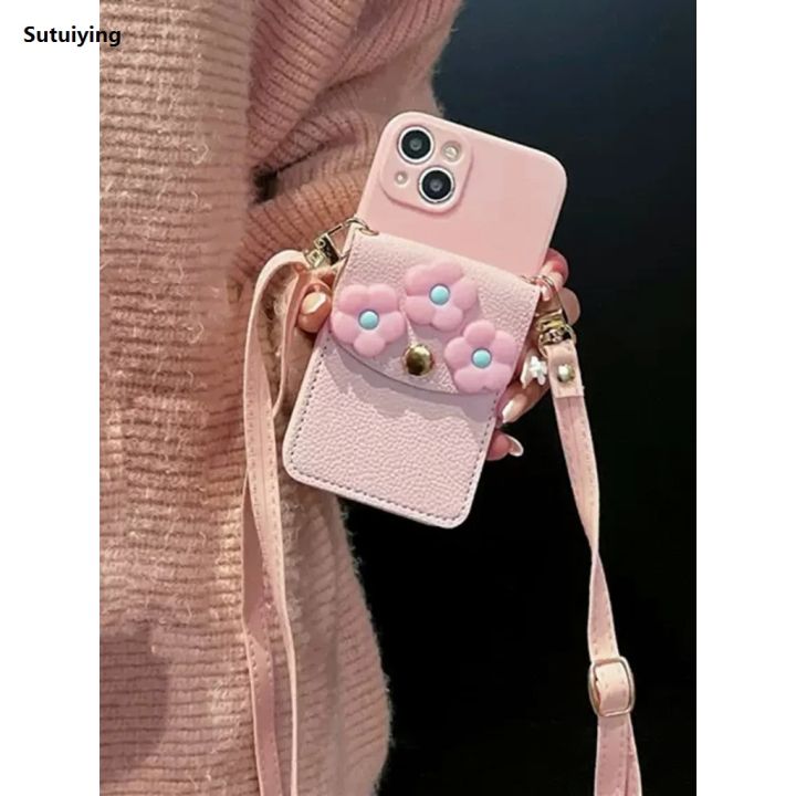 Sutuiying%203d%20Fancy%20Card%20Slot%20Soft%20Case%20for%20Iphone%2015%2014%2012%20Pro%20Max%202025%201311%20X%20Xr%207%208%20plus%20with%20Hanging%20Rope%20Silicone%20Cover%20-%20Image%202