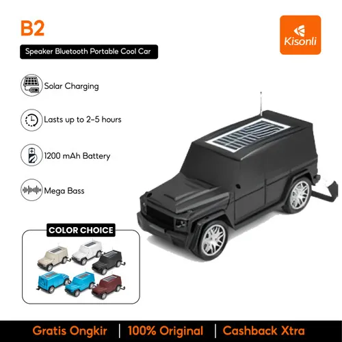 Kisonli%20Speaker%20Bluetooth%20Portable%20Cool%20Car%20B2%20Solar%20Charging%20With%20Flashlight%20USB%20-%20Image%204