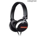 Creative Flex Ultra-Light On-Ear Headphones - (Black). 