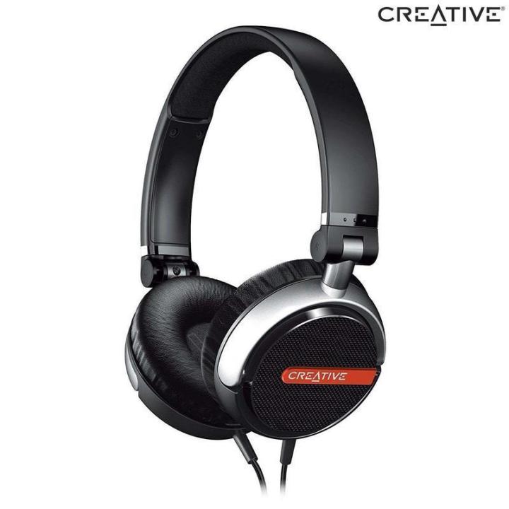 Creative Flex Ultra-Light On-Ear Headphones - (Black)