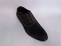 Black Suede Leather Shoes Brogues For Men. 