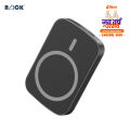 Rock 5000mAh Powerbank ll Magsafe Wireless Powerbank ll Fast Charging PD and QC ll 15W Wireless Charging ll For iphone & Android. 