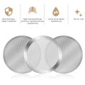 3 Pack Metal Reusable Coffee Filter Mesh for Coffee Maker Espresso Maker, Silver. 