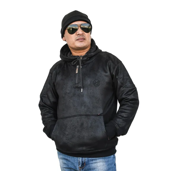 VIRJEANS%20(VJC785)%20Winter%20Hoddie%20For%20Men-Black%20-%20Image%203