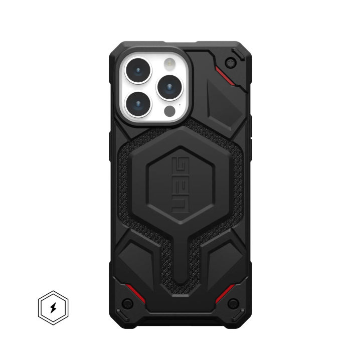 PMH Tech UAG Monarch Pro Case For iPhone 15 Pro Max Magnetic Kevlar Series
