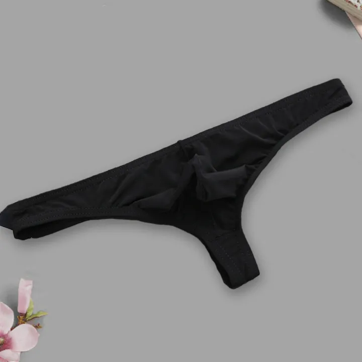 DESCENTE%20Men%20Briefs%20Elastic%20Solid%20Color%20T-shaped%20Thong%20Ice%20Silk%20Low%20Waist%20Quick%20Dry%20Moisture-wicking%20Cooling%20Translucent%20U%20Convex%20Slim%20Fit%20Underwear%20Men%20Underpants%20-%20Image%205