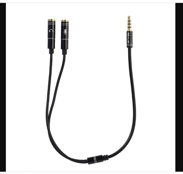 Earldom%203.5Mm%20Audio%20Cable%20Male%20To%202%20Female%20Aux%20Cable%20Stereo%20Jack%20Splitter%20Cable%20Adapter%20-%20Image%202