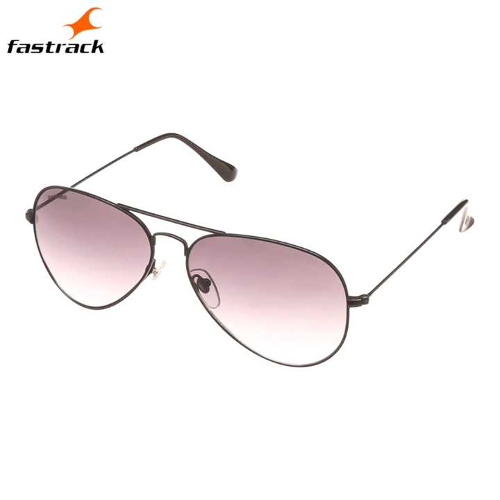 Fastrack Black Aviator Pilots Sunglasses For Men M165BK6