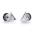 mens 925 boys hikaw allergic cool mens pierced titanium qingwen men's steel triangle screws men's suit stainless steel earrings low iareng men's kpop round dried silver earrings specials. 