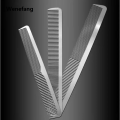Wenefang 1PC Titanium Steel Comb Professional Salon Hair Hairdressing High Quality Anti-static Barbers Comb Ultra Thin Hair Brush for Men. 