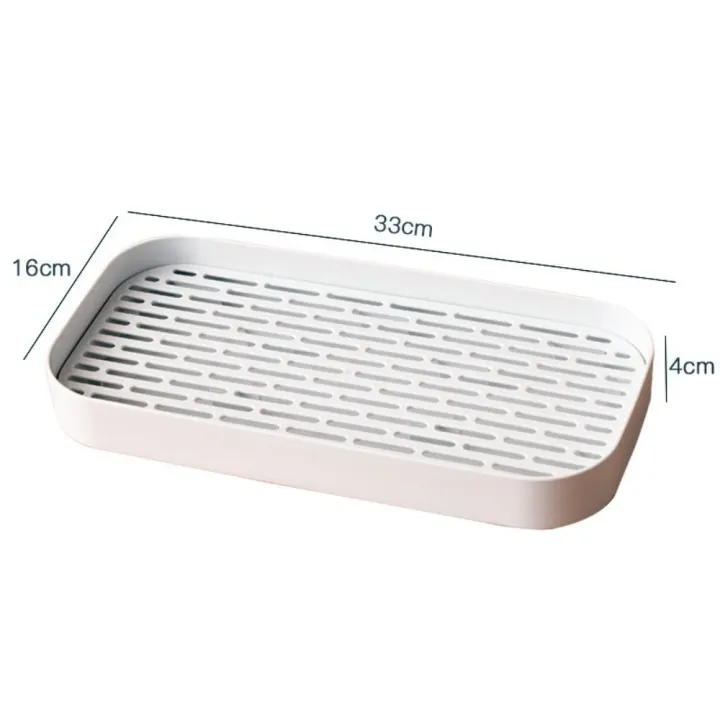 Portable%20Plastic%20Drain%20Tea%20Tray%20Detachable%20Double-layer%20Cutlery%20Holder%20Tableware%20Storage%20Serving%20Plate%20Household%20-%20Image%203