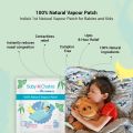 BabyChakra 100% Natural Vapour Patches for babies with Eucalyptus & Peppermint Oil | Camphor Free | Quick Relief from runny nose & nasal congestion | Lasts Up to 8 Hrs (5 Patches). 