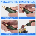 JAERBEE Handheld Electric Grinder Mini Sanding Power Tools Electric Drill Multifunction Jade Polishing Wood Carving Tools. 