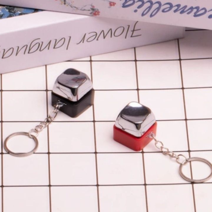 Creative Electric Shock Electric Keyboard Keychain Street Trick Novelty ...