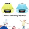 Safety Automatic Remote Control Smart Skipping Machine LED Display Adjustable Speed Electric Jump Rope Dense Structure Automatic Counting Skipping Rope Machine Fitness Training. 