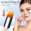 5 In 1 Eye Beauty Device Facial Massager Led Red Light Therapy Wand for Relax Eye Dark Circles Eye Bags Puffiness Skincare Tool. 