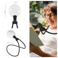 Portable Reading 3X/10X Magnifying Glass Neck Hanging Durable Hands Free Magnifier High Definition Large Adjustable Magnifier Gifts for Elderly. 