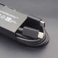 Suitable for Samsung Galaxy Note20 Data 5A/45W Current PD Dual Type-C Fast Charging Transmission Cable. 