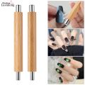 Wenefang 1pc Nail Art Nail Magnetic Stick Cat Eye Magnetic Rod Wooden Handle Fashion Cylindrical UV Gel Magnet Tools Double End Nail Design Tools. 