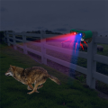 Upgraded Solar Alarm Animal Repeller Infrared Sensor Sound and Light Alarm to Scare Wild Boars and Expel Weasels. 
