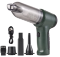 Cordless Portable Vacuum Cleaner (Suction & Inflat) 3 in 1 Rechargeable Car Home Office PC Cleaner. 