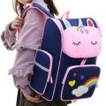 Unicorn Cartoon Printed Primary School Bags for Girls Cute Waterproof Kids Bag School Bag 1 to 4 class Student. 