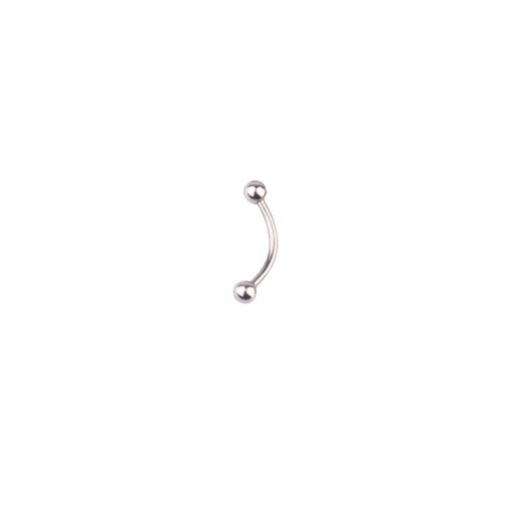 【VisioN Super Shop】Surgical Steel Eyebrow Piercing Curved Barbell Ring Snug Daith Helix Earring