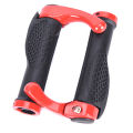 Carbon Handlebar Cycling Mountain Bike Lock-on Handlebar Cover Handle Bar End ZHIXING. 
