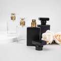 One glass refillable perfume bottle, 30ml/50ml fine mist atomizer, portable cosmetic sample container, travel accessories. 