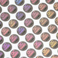 Silver High Security seals Tamper Evident sticker Warranty Void QC Passed labels Hologram stickers with Unique Serial Numbering. 