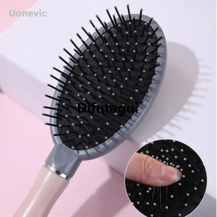 Difutagui%201Pc%20Long%20Hair%20Smooth%20Curling%20Comb%20Cartoon%20Cushion%20Comb%20Portable%20for%20Wet%20and%20Dry%20Hair,%20Anti-Static%20Portable%20Women's%20Home%20-%20Image%205