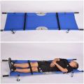 Folding Stretcher with Wheels for Emergency Rescue Hospital, Clinic, School, Home, Sports Facilities. 