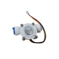 Professional Plastic Water Flow Meter 0.3-10L/min White Flow Meter Quick Connect 3/8" Fuel Flowmeter Water Diesel Kerosene. 
