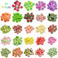 Polymer Clay 10Pcs Random Fruit Beads For Jewelry Making- 10Mm. 