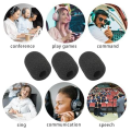 30 Pack Foam Microphone Windscreen,Mini Size Lapel Headset Mic Foam Covers for Headset Microphone Durable Easy Install Easy to Use. 