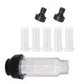 3/4 Inch Water Pre-Filter Water Filter Set with 5 Filter Inserts. 