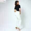 KADE White Belly Formal Pants For Women. 