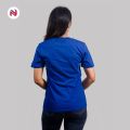 Nyptra Royal Blue Plain Oversize Solid Cotton T-Shirt For Women - Fashion | T-Shirts For Women | Women's Wear |. 