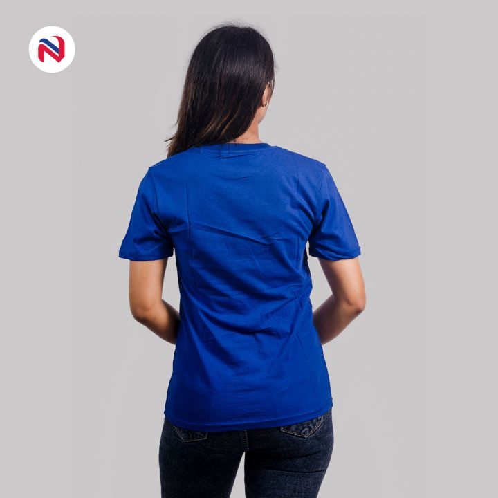 Nyptra%20Royal%20Blue%20Plain%20Oversize%20Solid%20Cotton%20T-Shirt%20For%20Women%20-%20Fashion%20%7C%20T-Shirts%20For%20Women%20%7C%20Women's%20Wear%20%7C%20-%20Image%204