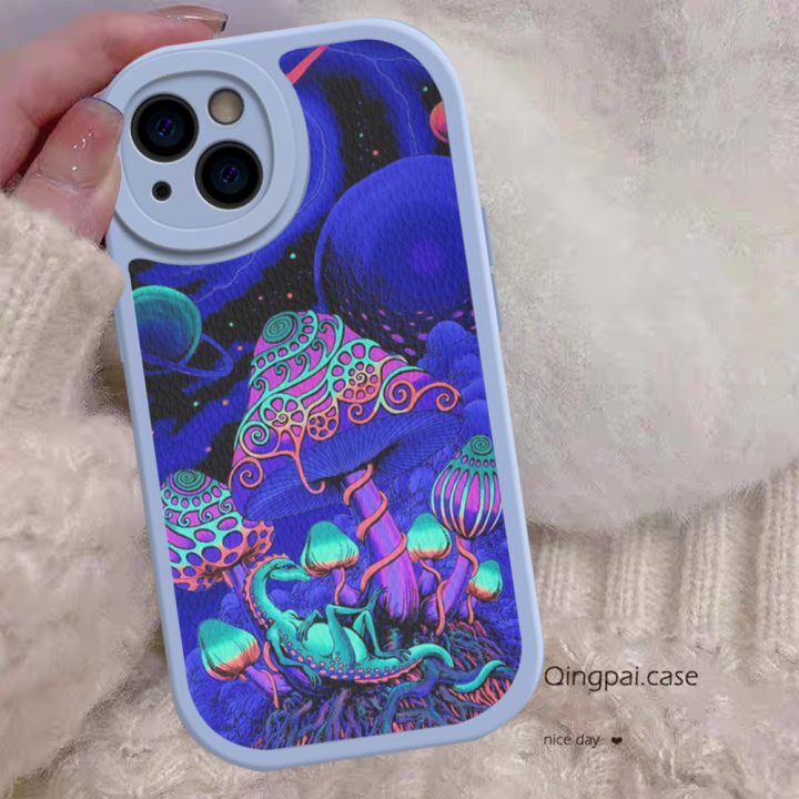 HOT%20Weird%20Trippy%20Mushroom%20Psychedelic%20Art%20Phone%20Case%20Hard%20Leather%20For%20iPhone%2015%2014%2013%2012%20Mini%2011%2014%20Pro%20Max%20Xs%20X%20Xr%20Plus%20Fundas%20-%20Image%205