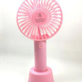 Mini portable hand holding gift silent strong wind rechargeable small fan. 