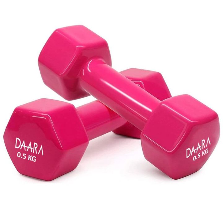 Vinyl%20Dumbbells%200.5%20KG%20-%20Set%20of%202,%20Pink%20-%20Image%202