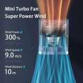 Portable Handheld 100 Speeds Adjustable Turbo 10000MAH Battery Fans LED Display Rechargeable Ice Cooling Personal Fan 2025. 