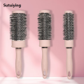 Sutuiying 1pc/ pink round comb for untangling, straight New curls and other hair types ideal for travel. 