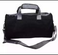 Black/Grey Solid Gym Bag Crossbody Bag For Men. 